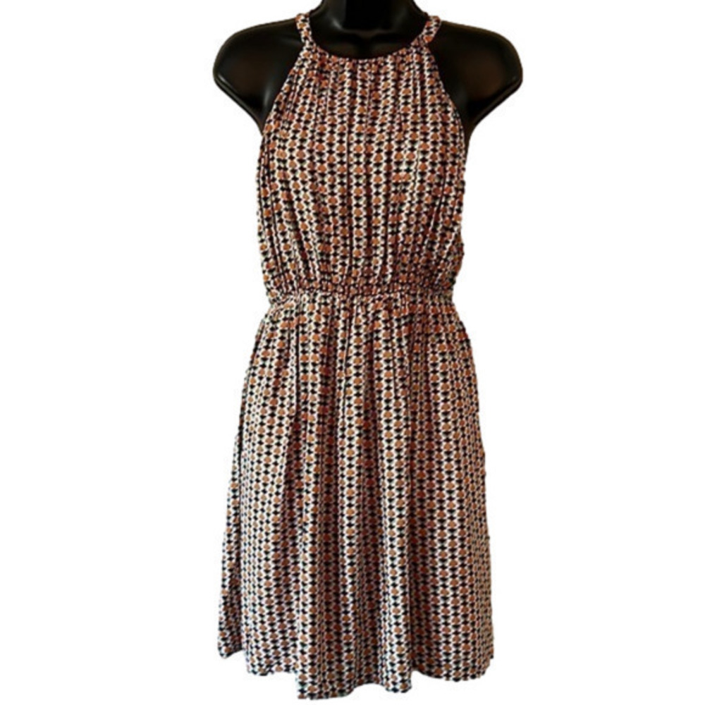 ARA WOMEN'S orange blue and green DRESS size medium